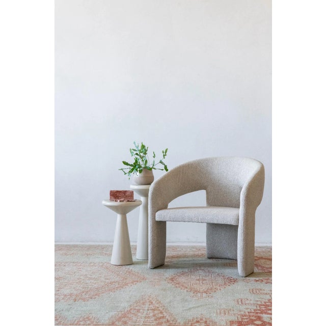 Vintage Viss Tabriz area rug DIMENSIONS: 9'5 x 12'11 COLORS: Tan, taupe, salmon, peach, faded teal MATERIAL: Wool, cotton...