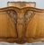 Vintage French Louis XVI Style Oak Double Bed Frame with Carved Headboard For Sale - Image 4 of 11