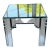 Karl Springer Lucite & Glass Coffee Cocktail Side Table For Sale