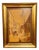 Framed Marquetry Panel with Urban Scene For Sale