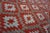 Textile 1930s Small Antique Rustic Tribal Geometric Indian Cotton Dhurrie Flatwoven Rug For Sale - Image 7 of 13