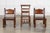Brown Mid-Century Spanish Brutalist Walnut Chairs, 1960, Set of 2 For Sale - Image 8 of 15