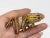 Bochic "Orient" Neoclassical Dragon Yellow Sapphire Ring Set 18K Gold & Silver For Sale - Image 16 of 18