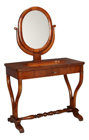 Louis-Philippe Walnut-Veneered Dressing Table