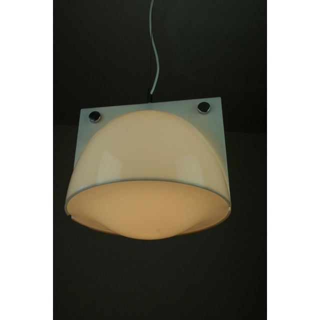 1970s Vintage Orion Pendant Lamp by Ermanno Lampa and Sergio Brazzoli for Guzzini For Sale - Image 5 of 11