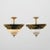 Utilizing various designs from the ancient Greeks and Romans for inspiration, the neoclassical style of this pair of...