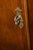 Attributed to Henredon Barley Twist Dark Oak Wood End / Side Table With Center Cupboard & Shelves For Sale - Image 10 of 14