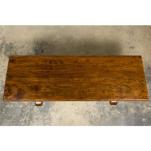 Farmhouse Antique French Monastery Fruitwood Farmhouse Dining Table For Sale - Image 3 of 14