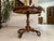 Wilhelminian Style Oval Side Table in Walnut Veneer For Sale - Image 6 of 12