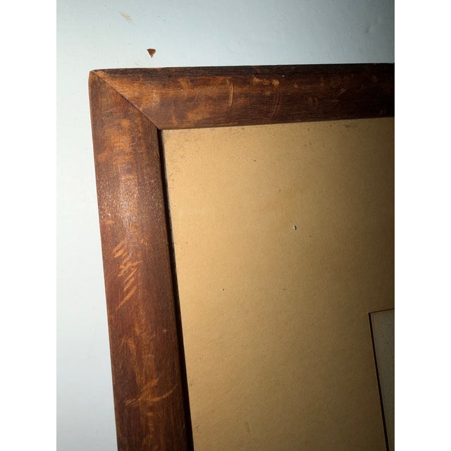 1938 Original Folk Art Watercolor Painting by Boris Kryloff For Sale - Image 10 of 10