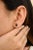 This is part of Chairish’s Fine Jewelry assortment. Baguette Deep Blue Sapphire Everyday Stud Earrings for Her in 14K Gold...