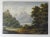 Textile Late 19th Century Continental Mountain Lake Landscape Painting For Sale - Image 7 of 7
