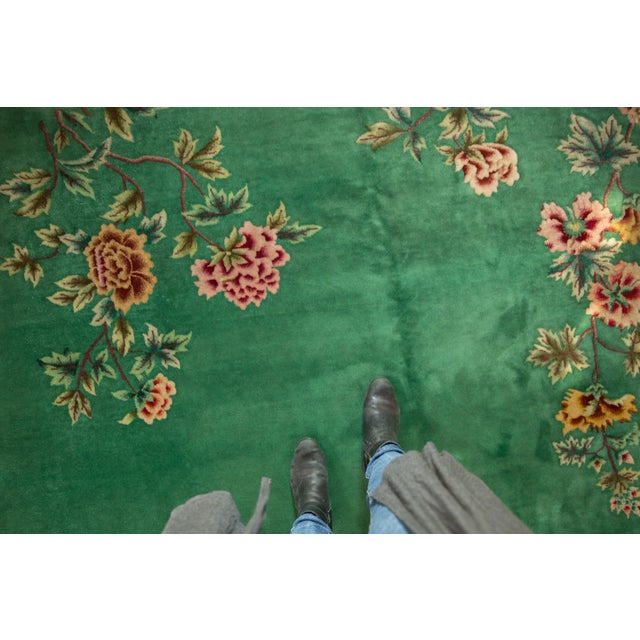 :: Predominantly open field with expressive oversized floral sprays in highly intricate detail. Colors and shades include:...