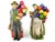 Vintage Old Man and Woman Balloon and Flower Sellers Figurines - 2 Pieces For Sale - Image 13 of 13