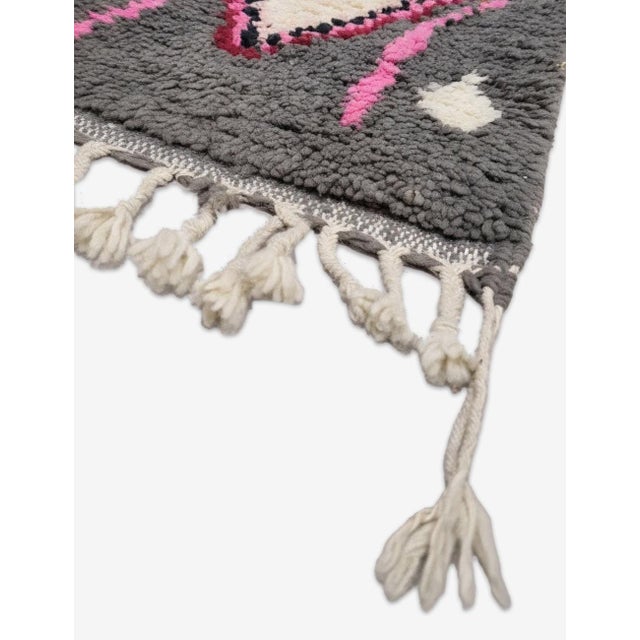 Shabby Chic Moroccan Hallway Runner Rug - 11.8 X 2.1 Ft For Sale - Image 3 of 6