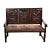 Antique English 17th Century King Charles II Carved Oak Settle Sofa Bench 1680 For Sale - Image 10 of 12