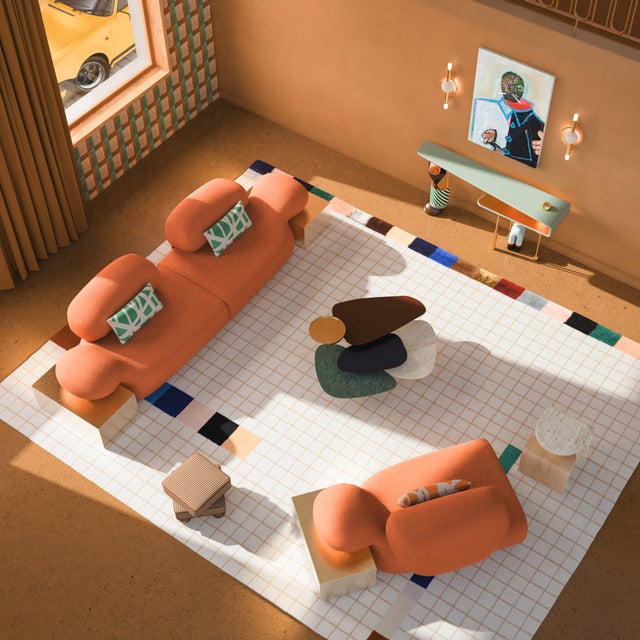 Metal Ahrt Console Table by Malabar For Sale - Image 7 of 8