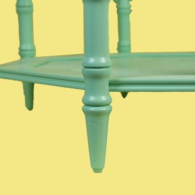 Boho Chic Rattan Octagonal Coffee Table For Sale - Image 3 of 4