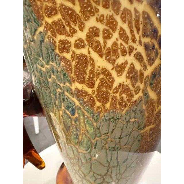 Abstract Face Sculpture in Murano-Style Art Glass For Sale In Los Angeles - Image 6 of 10