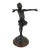Antique 1916 Art Nouveau Jessie McCutcheon Raleigh the Good Fairy Bronze Statuette on Wooden Base For Sale