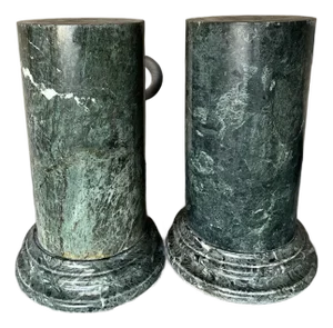 Green Marble Columns