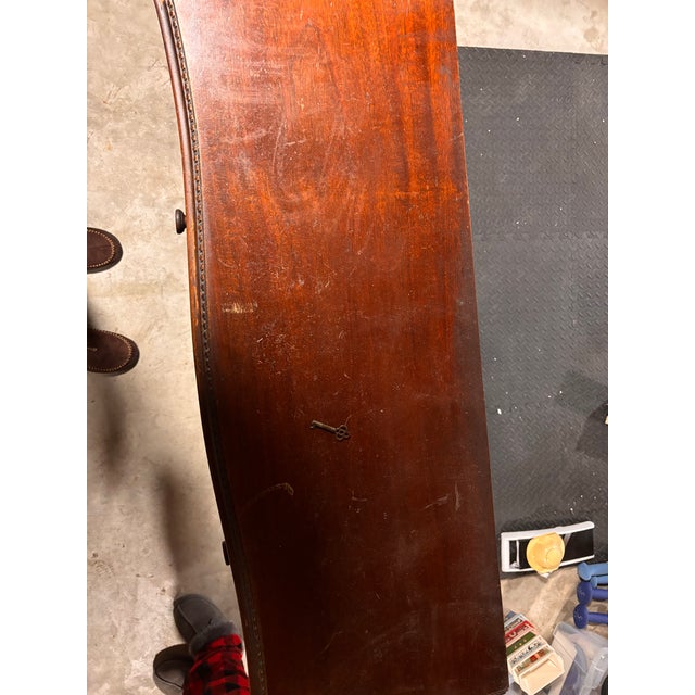 Brown 1940's Maddox Furniture Mahogany Two Door Bookcase/Cabinet For Sale - Image 8 of 10