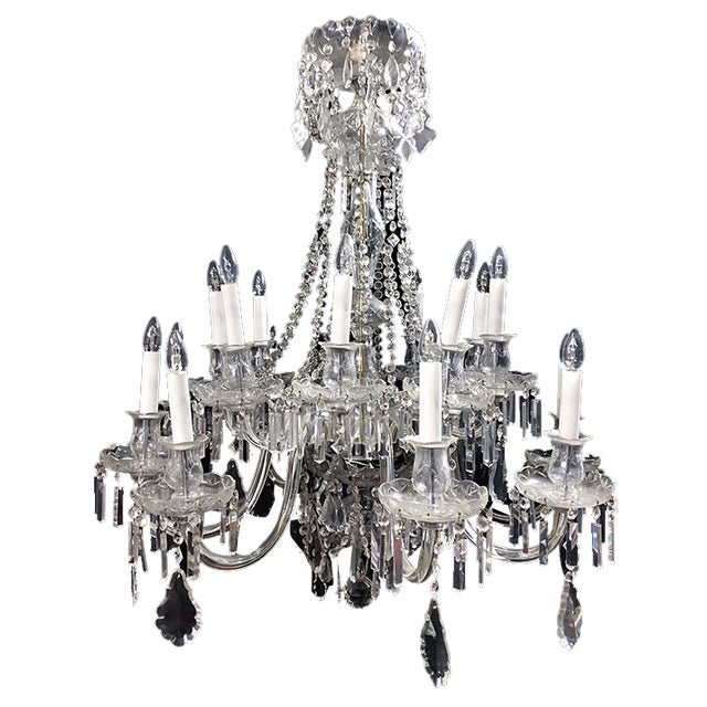 Murano Glass Chandelier, 1950s For Sale