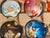 Vintage Jumbo Handpainted European Christmas Ornaments in Box For Sale - Image 4 of 11