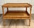 Vintage Bamboo, Rattan & Wicker Two-Tier Console Display Table With Tray Top For Sale - Image 15 of 15