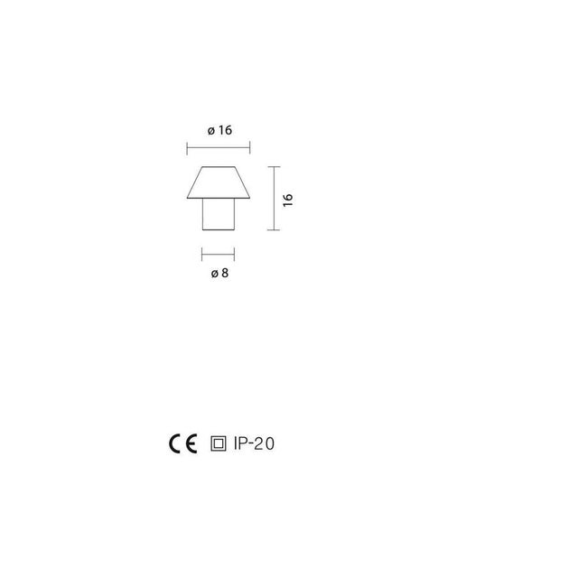Petra M ME and Petra M PE Table Lamps by Jordi Veciana for Parachilna, Set of 2 For Sale - Image 10 of 12
