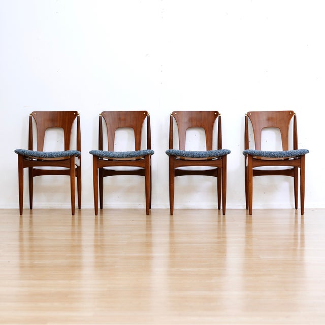 1960s Mid Century Dining Table & Chair Set by Furniture For Sale - Image 12 of 17