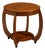 Amsterdam School Side Table in Oak with Curved Legs, 1920s For Sale