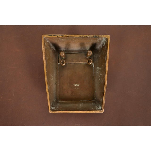 Tiffany Studios New York Zodiac Pattern Bronze Perpetual Desk Calendar or Memo Pad Holder For Sale - Image 10 of 13