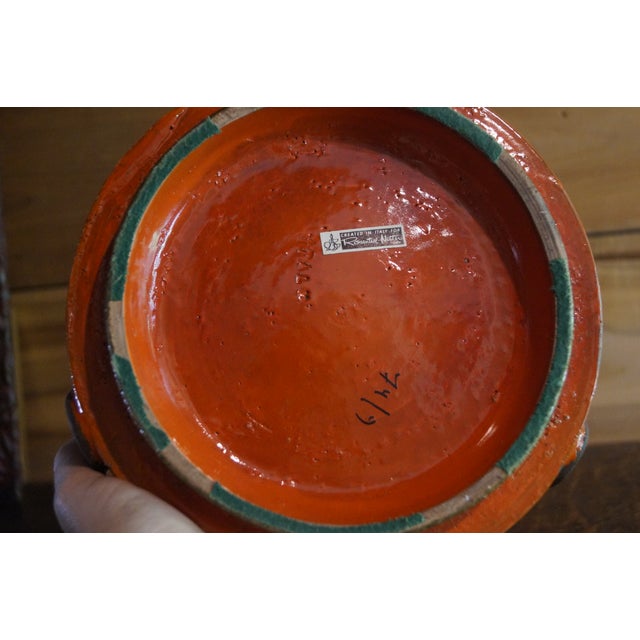 Rosenthal Netter 1950s Italian Pottery Bitossi for Rosenthal Netter Ashtray For Sale - Image 4 of 7