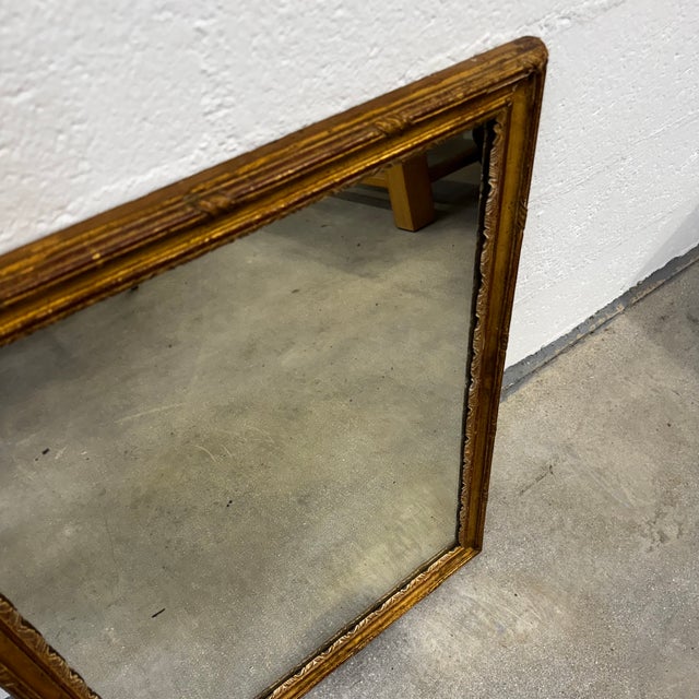 Antique Mirror with Gilt Frame from Maison Lebrun, 1890s For Sale - Image 10 of 18