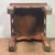 Chinoiserie Chinese Rosewood Stool With Mother of Pearl Inlay, Carved Bat Motif Square Plant Stand For Sale - Image 3 of 7
