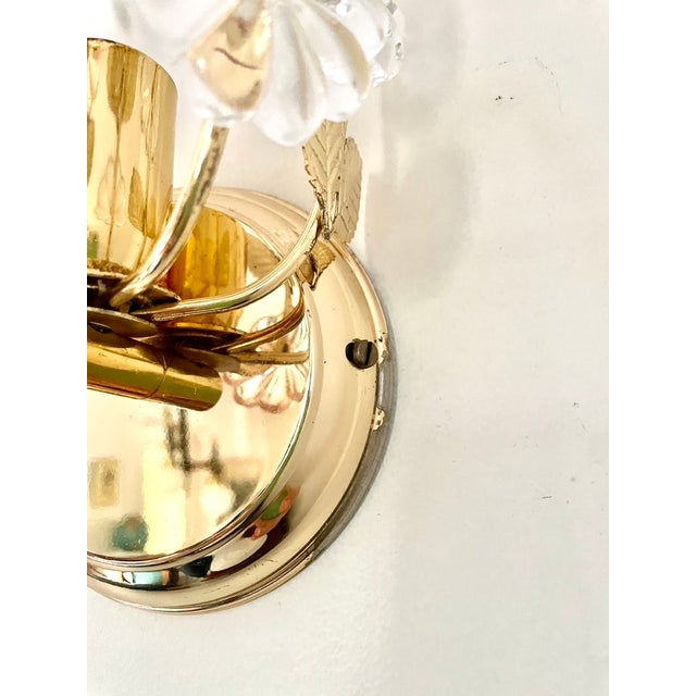 Pink Flower Wall Sconce, Italy, 1990 For Sale - Image 3 of 10
