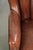 Textile Club Chair in Sheepskin Leather For Sale - Image 7 of 15