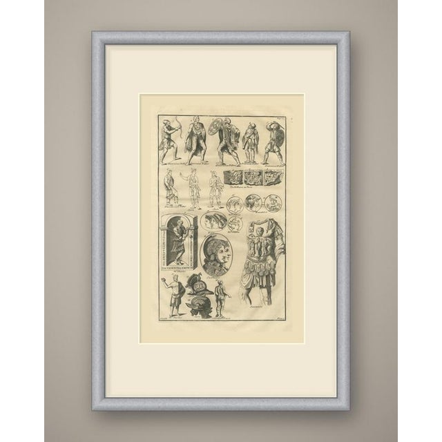 This is an original antique copper engraving, uncolored, a single page plate from the fourth volume of montfaucon's...