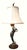 1940s Vintage Mid-Century Modern Hand-Painted Porcelain Lady Table Lamp W/Porcelain Lady Finial For Sale - Image 5 of 18