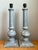 Vintage Distressed Wood Table Lamps - Pair For Sale - Image 10 of 12