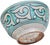 Ceramic Late 19th Century Turquoise Andalusian-Patterned Ceramic Decorative Bowl For Sale - Image 7 of 8