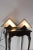 Vintage German Pyramid Lamp, 1980s, Set of 2 For Sale - Image 4 of 9