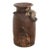 Antique Patina Farmhouse Wooden Vase For Sale