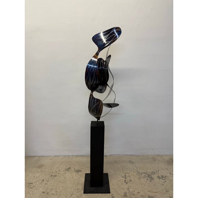 Curtis Jere Curtis Jere Artisan House Modern Indoor/Outdoor Floor Sculpture, 2004 For Sale - Image 4 of 12