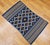 Vintage Mexican Saltillo Serape Kilim Rug, Flat-Woven Wool Blanket, Royal Blue, 2x4 For Sale - Image 4 of 14
