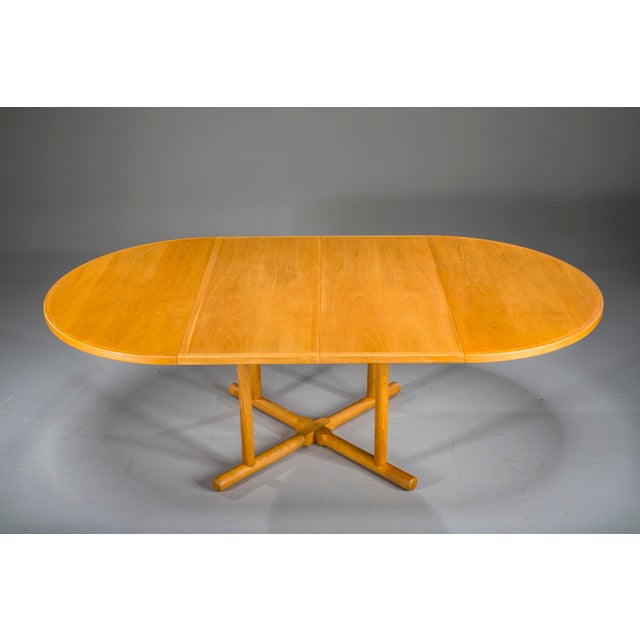 Danish Extendable Oak Dining Table by Kurt Østervig for Jason Møbler, 1950s For Sale - Image 14 of 18