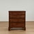 Impressive pair of Chippendale style stands or chests finely crafted in well grained mahogany with beveled tops ,four...