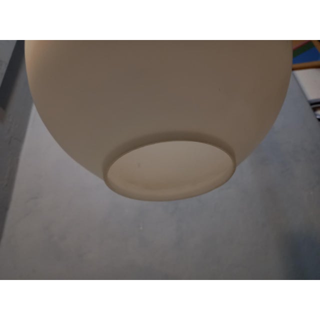 Black Suspension Light in the style of Stilnovo, 1950s For Sale - Image 8 of 10