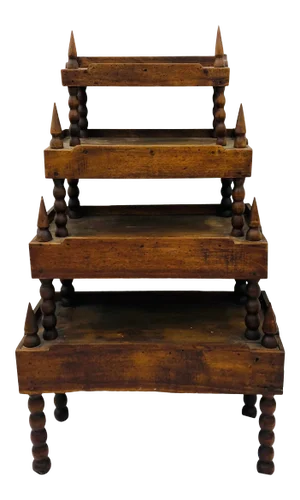 Antique Primitive Arts & Crafts Shelf